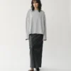 Boxy T-shirt met lange mouwen W