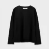 Boxy T-shirt met lange mouwen W