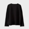 Boxy T-shirt met lange mouwen W