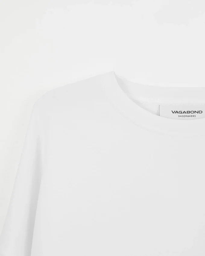Boxy T-shirt met lange mouwen W