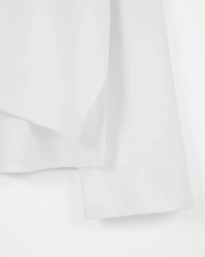 Boxy T-shirt met lange mouwen W