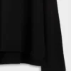 Boxy T-shirt met lange mouwen W