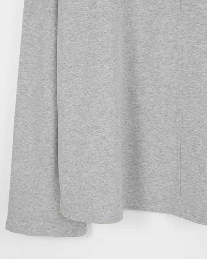 Boxy T-shirt met lange mouwen W