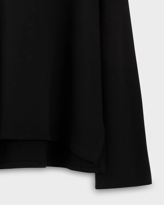 Boxy T-shirt met lange mouwen W