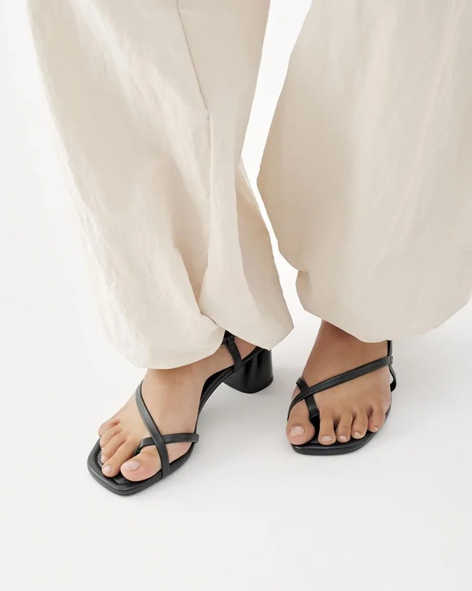 Evie sandalen met hak