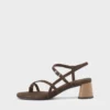 Evie sandalen met hak
