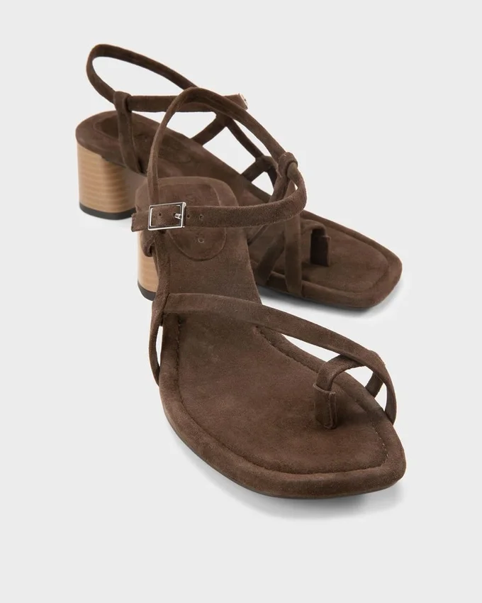 Evie sandalen met hak
