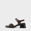Ines sandalen met hak